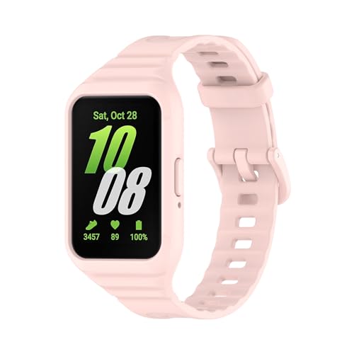 yanwuwa Silikon-Uhrenarmband mit Schutzabdeckung für 3 Uhrenarmbänder, weiche Gürtelhülle von yanwuwa