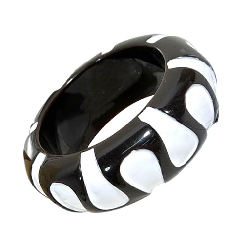 yanwuwa Stilvolles gepunktetes Harz-Armband für Damen, tragbarer, stabiler Schmuck mit eleganter Verpackung von yanwuwa