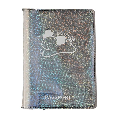 yanwuwa Travel Holder Wallet PVC Card Case for Uni, Schwarz von yanwuwa