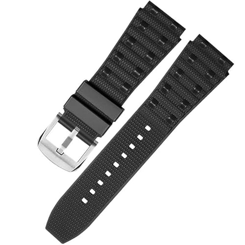 yaponuk Für Breitling Mechanical Chronograph B01 Fluororubber Super Ocean Avenger Uhrenketten(Blacks1,22mm) von yaponuk