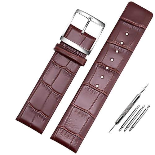 yaponuk Für CK K7b211/K7b216/K7b236 K7b Armband aus echtem Leder Uhrenarmband für Männer und Frauen(BBrowns,18mm) von yaponuk