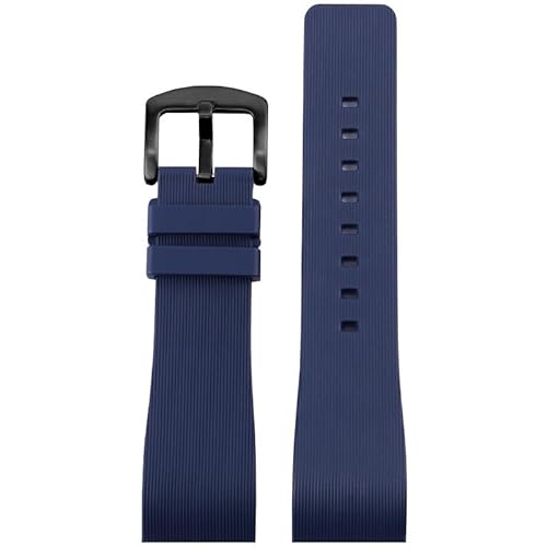 yaponuk Für Cartier Santos 100 Silikon-Uhrenarmbänder Großes Zubehör(Blueb,20mm) von yaponuk