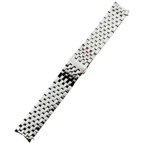 yaponuk Für Tissot 1853 T063 T063617A T063637A T063610A Stahluhrengürtel Herrenarmband(Silver) von yaponuk