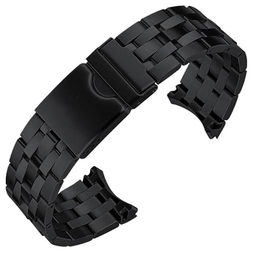 yaponuk Für Tissot Seastar 1853 T120 T120407A T120417a Stahluhr Armbandkette(120407ABlack,22mm) von yaponuk