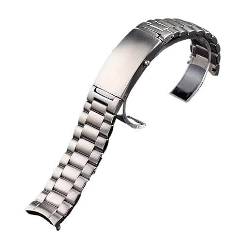 yaponuk Gebogenes Uhrenarmband für Omega Seamaster 600 Planet Ocean 300, Uhrenarmband aus massivem Edelstahl(Three,20mm) von yaponuk
