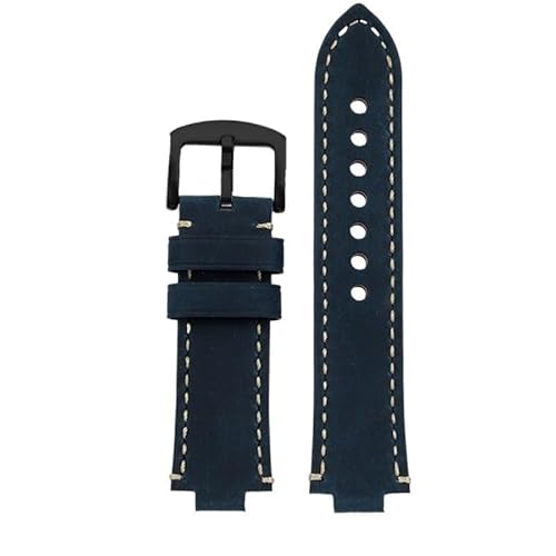 yaponuk Konvexes Mundarmband für ORIS Diving AQUIS 733 7730 7740 Herrenuhrarmband(Blueb,24mm-11mm) von yaponuk