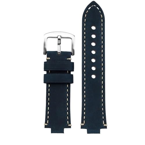 yaponuk Konvexes Mundarmband für ORIS Diving AQUIS 733 7730 7740 Herrenuhrarmband(Blues,24mm-11mm) von yaponuk