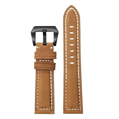 yaponuk Leder-Uhrenarmbänder für Hamilton Maestro Original Herren-Lederarmband(A khakib1,20mm) von yaponuk