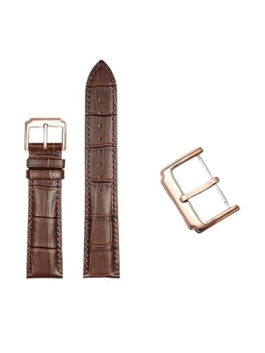 yaponuk Leder-Uhrenarmbänder für Hamilton Maestro Original Herren-Lederarmband(Brownr1,20mm) von yaponuk