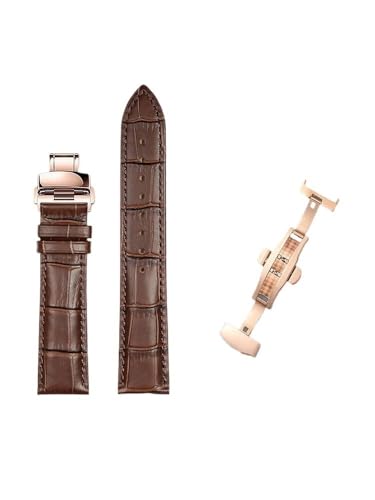 yaponuk Leder-Uhrenarmbänder für Hamilton Maestro Original Herren-Lederarmband(Brownr2,20mm) von yaponuk