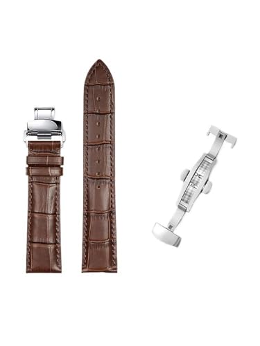 yaponuk Leder-Uhrenarmbänder für Hamilton Maestro Original Herren-Lederarmband(Browns2,20mm) von yaponuk