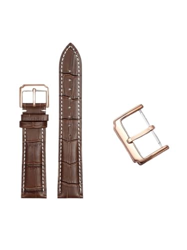 yaponuk Leder-Uhrenarmbänder für Hamilton Maestro Original Herren-Lederarmband(Brownwr1,22mm) von yaponuk