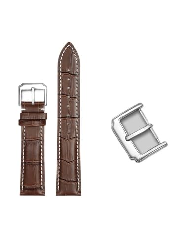 yaponuk Leder-Uhrenarmbänder für Hamilton Maestro Original Herren-Lederarmband(Brownws1,22mm) von yaponuk