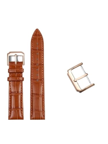 yaponuk Leder-Uhrenarmbänder für Hamilton Maestro Original Herren-Lederarmband(Tanr1,20mm) von yaponuk