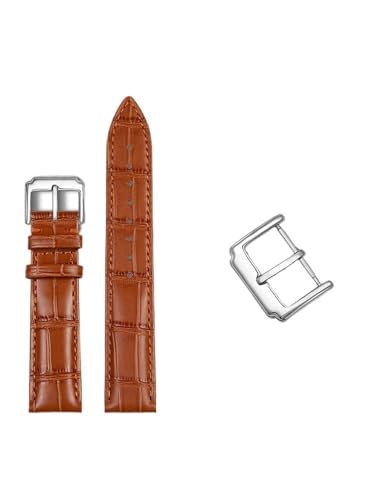 yaponuk Leder-Uhrenarmbänder für Hamilton Maestro Original Herren-Lederarmband(Tans1,22mm) von yaponuk