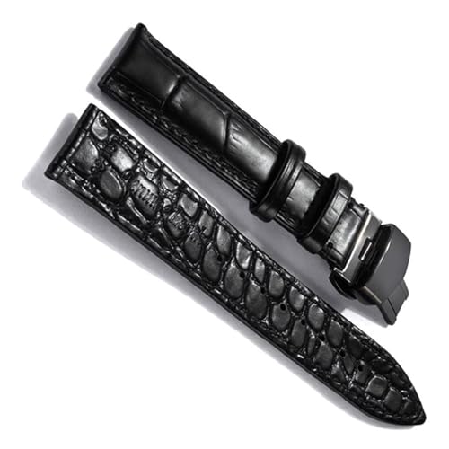 yaponuk Leder Uhrenarmband Uhrenarmband Für Tissot Uhrenarmband Ersatzzubehör(Black black,16mm) von yaponuk