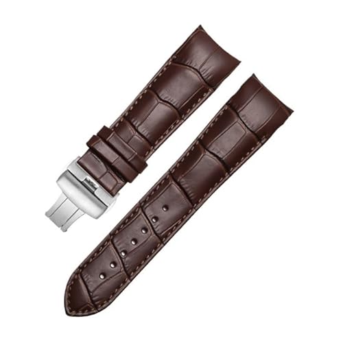 yaponuk Leder-Uhrenarmband für Tissot T035 Couturier 1853 T035627/T035617/T035407/T035410A(Browns,24mm) von yaponuk