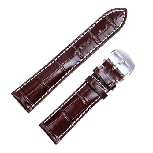 yaponuk Lederarmband für Breitling Avenger Blackbird Aviation Chronograph.(B brown2,22mm) von yaponuk