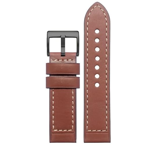 yaponuk Lederarmband für Hamilton Khaki Field H70555533 H70455533 Little Red Cap Herrenarmband(Brownb4,20mm) von yaponuk