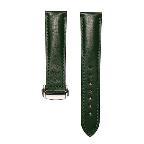 yaponuk Lederarmband für Hamilton Khaki Field H70555533 Jazzmaster American Classic Herrenarmband(Green,18mm) von yaponuk