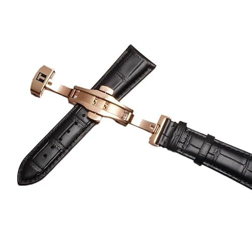 yaponuk Lederarmband für Tissot Le Locle 1853, Gentleman Couturier Ballade(Blackp,20mm) von yaponuk