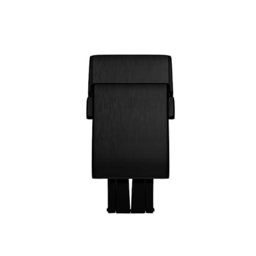 yaponuk Ohrförmige Schnalle im Flügeldesign für den mechanischen Chronographen Breitling Avenger Blackbird Seawolf Super Ocean(Matte black2,20mm) von yaponuk