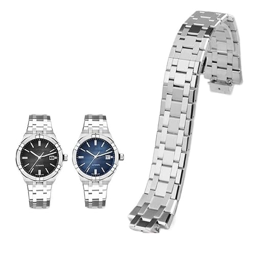 yaponuk Schnellverschluss-Armband aus Edelstahl für MAURICE LACROIX AIKON AI1108 AI6038 AI6058 AI6007 AI6008 Herrenarmband(AI6008) von yaponuk