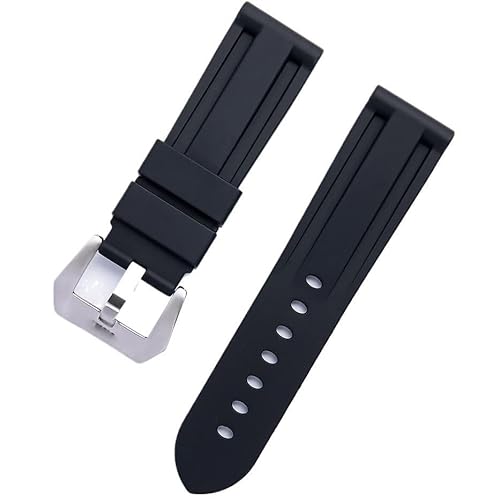 yaponuk Silikon-Uhrenarmbänder für Diesel DZ7395, DZ7396, DZ4500, DZ4506 Uhrenarmband(Blacks,26mm) von yaponuk