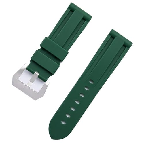 yaponuk Silikon-Uhrenarmbänder für Diesel DZ7395, DZ7396, DZ4500, DZ4506 Uhrenarmband(Greens,24mm) von yaponuk