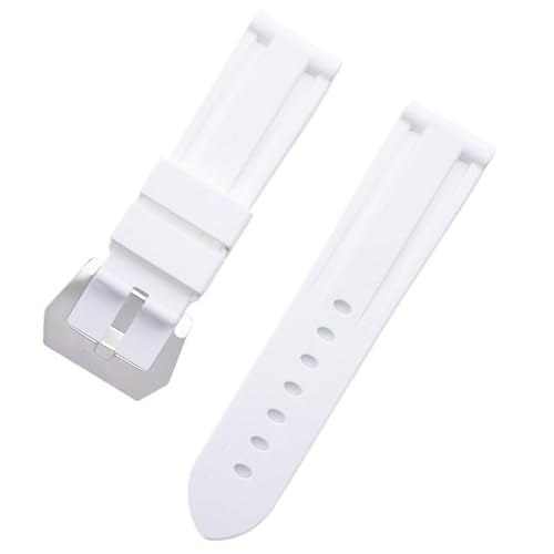 yaponuk Silikon-Uhrenarmbänder für Diesel DZ7395, DZ7396, DZ4500, DZ4506 Uhrenarmband(Whites,22mm) von yaponuk