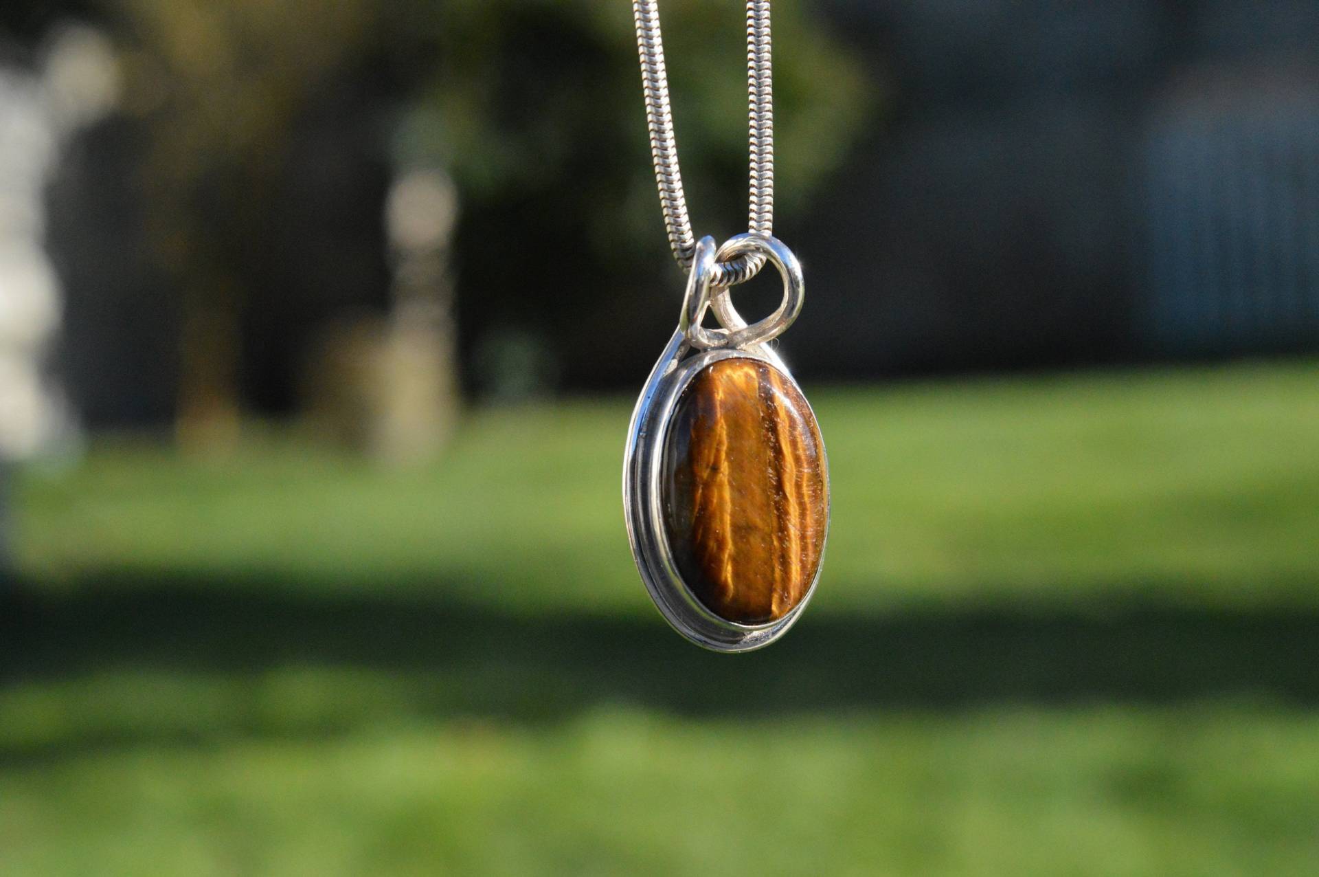 Tigerauge-Anhänger Aus 925Er Silber Tigeraugen-Silberanhänger Tigerauge-Anhänger Aus 925Er Silber Tigeraugen-Silberanhänger von yatrabijoux