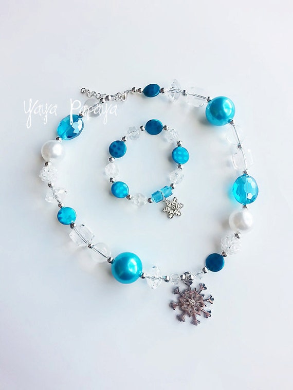Frozen Elsa Chunky Halskette & Armband Set Ii Frozen Elsa Chunky Halskette & Armband Set Ii von yayapapaya
