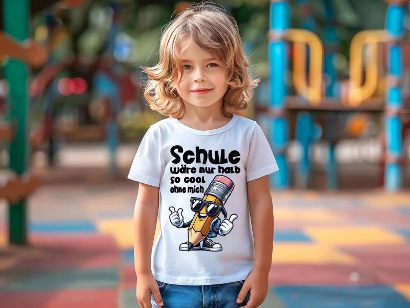 Schuleinführung Erstklässler T-Shirt 2025 Mit Bleistift Einschulung Cooler Spruch Witziges Geschenk Tshirt Junge 1. Klasse von yayirashop
