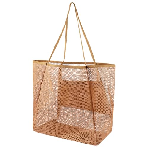 Beach Cabass - Einkaufen Netto-Tasche für den, Atmungsaktive Aufbewahrung Für Faltbare Sportgeräte Für Picknick-Turnhalle Für Handtuch Faltbare Atmungsaktive Strandtasche Wiederverwendbare von ycezw