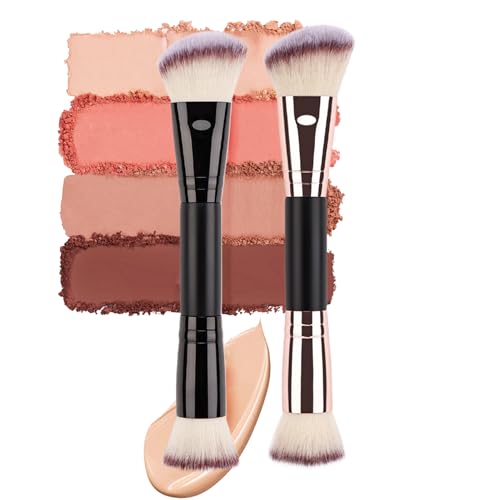 Make-up Gesichtsbürste - Foundation-Puder-Applikator, vielseitiger Lidschatten-Mischpinsel | Concealer-Werkzeug mit weichen Borsten für glatte Abdeckung, Konturierung und U von ycezw