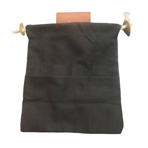 ycezw Futtertasche, Futtertasche, faltbare Gürteltasche mit Kordelzug, Tasche zum Sammeln, Felsen und Muscheln, Schwarz , Consulte la descripción, Siehe Beschreibung von ycezw