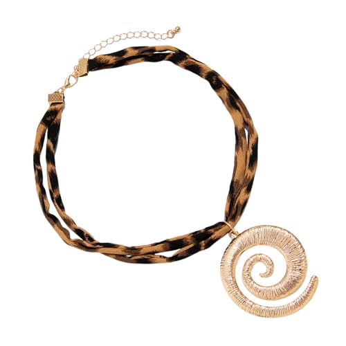 ycezw Halskette für Frauen, Anhänger Halskette für Frauen - Conch Starfish Neck Schmuck - Wunderliche Leoparden Halskette Schmuck für den täglichen Verschleiß Abschlussball Geburtstagsparty Ostern ycezw Halskette für Frauen, Anhänger Halskette für Frauen - Conch Starfish Neck Schmuck - Wunderliche Leoparden Halskette Schmuck für den täglichen Verschleiß Abschlussball Geburtstagsparty Ostern von ycezw