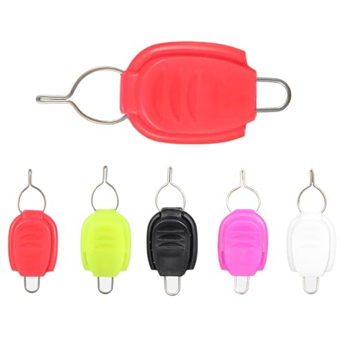 ycezw Halter für Angelschnuren, Halter für Schnalle für Angelschnur,Stabile Angelrute Angelschnur Clip - Platzsparende Tragbare Linien Keeper Angelausrüstung Organizer für Angler von ycezw