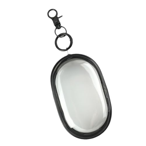 ycezw Kabel-Organizer, Ladegerät-Organizer, transparente Kopfhörer-Aufbewahrungsbox mit Verschlusshaken | Reißverschlusstasche für Gadgets, Schwarz , Se référer au descriptif, Siehe Beschreibung von ycezw