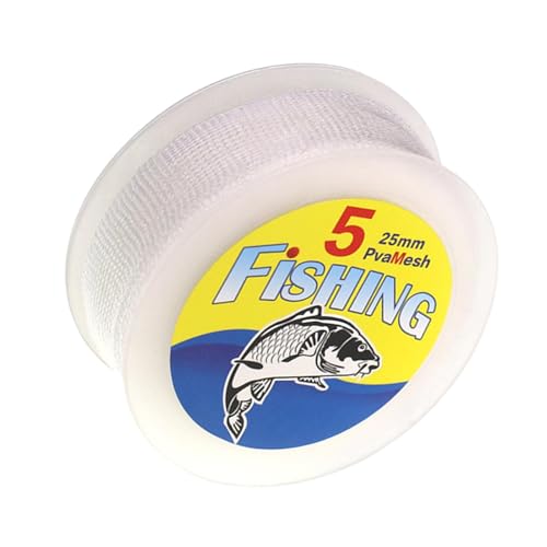 ycezw Ködertaschen zum Angeln, PVA Taschen zum Karpfenangeln | Wasserlösliches Fischernetz | Flexibles Wurfgerät 'Equipment,Karpfenangeln Ausrüstung, 5 m x 25 mm, riferimento alla descrizione ycezw Ködertaschen zum Angeln, PVA Taschen zum Karpfenangeln | Wasserlösliches Fischernetz | Flexibles Wurfgerät 'Equipment,Karpfenangeln Ausrüstung, 5 m x 25 mm, riferimento alla descrizione von ycezw