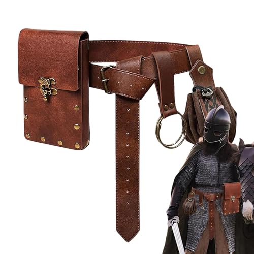 ycezw Renaissance Gürteltasche, Steampunk Taillentasche | Leder Steampunk Tasche Geldbörse Kette Beintasche,Renaissance-Gürteltasche, PU-Leder, Steampunk-Tasche, Geldbörse, Kettenbeintasche ycezw Renaissance Gürteltasche, Steampunk Taillentasche | Leder Steampunk Tasche Geldbörse Kette Beintasche,Renaissance-Gürteltasche, PU-Leder, Steampunk-Tasche, Geldbörse, Kettenbeintasche von ycezw