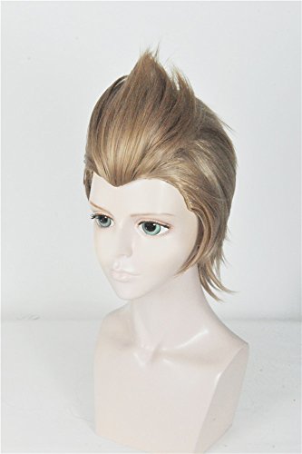 2022 Cosplay Perücke Final Fantasy X- 2 Yuna Brown Perücken Kurze Cosplay Mode Party Anime Menschliche Kostüm Volle Perücken Synthetische Perücken Hitzebeständige Faser ( Color : Ignis Stupeo ) von ydound