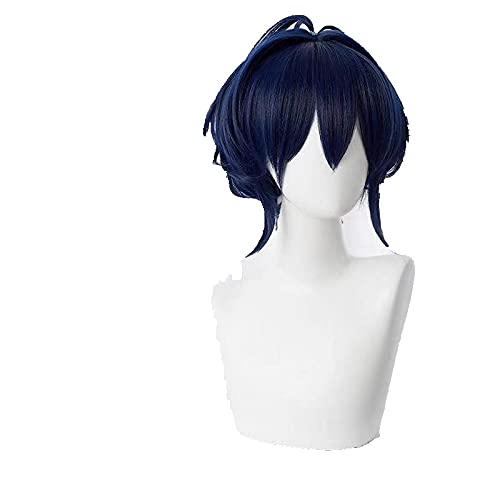 Takigawa Miu Cosplay 22/7 Cosplay Woman Short Dark Blue 35cm Wig Cosplay Anime Cosplay Wig Heat Resistant Synthetic Wigs Takigawa Miu Cosplay 22/7 Cosplay Woman Short Dark Blue 35cm Wig Cosplay Anime Cosplay Wig Heat Resistant Synthetic Wigs von ydound