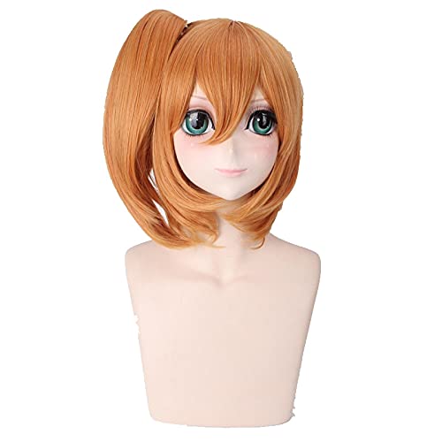 WHBHD LoveLive Kousaka Honoka Perücke Liebe Live Cosplay Requisiten Synthetische Haar Thema Party Rollenspielperücken Comic Con Carnival Tragen Pferdeschwanz von ydound