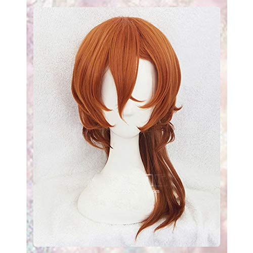 ydound Anime Coser Perücke Anime Bungo Stray Hunde Chuya Nakahara Chuuya Perücke Cosplay Herren & Frauen Haar Halloween Party Perücken + Haar von ydound