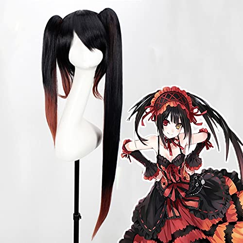 ydound Anime Coser Wig Anime Date A Live Cosplay Wigs Nightmare Tokisaki Kurumi Cosplay Wig Heat Resistant Synthetic Hair Halloween Carnival Party von ydound