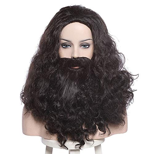 ydound Anime Coser Wig L - Emaille Perücke Albus Dumbledore Cosplay Perücken Lucius Malfoy Rubeus Hagrid Bellatrix Leestrange Minive Halloween Perücke Kunsthaar 50,8 cm dunkelbraun ydound Anime Coser Wig L - Emaille Perücke Albus Dumbledore Cosplay Perücken Lucius Malfoy Rubeus Hagrid Bellatrix Leestrange Minive Halloween Perücke Kunsthaar 50,8 cm dunkelbraun von ydound