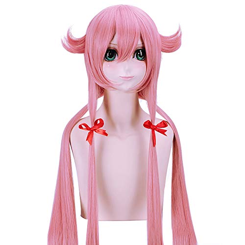 ydound Anime Coser Wig Wigs Cosplay Anime Cosplay Wig by Mirai Nikki Wig Gasai Yuno Cosplay with Free Wig (Color : Gasai Yuno) (Color : Gasai Yuno) von ydound