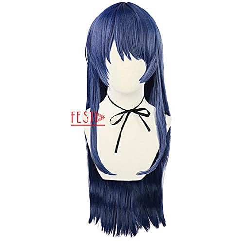 ydound Anime Coser pruik 2021 Anime Hochhaus Invasion Yuri Honjo Cosplay Perücken dunkelblaue Mädchen Haar Hitzebeständige Haare+ Perücke Cap Party Play Requisiten ydound Anime Coser pruik 2021 Anime Hochhaus Invasion Yuri Honjo Cosplay Perücken dunkelblaue Mädchen Haar Hitzebeständige Haare+ Perücke Cap Party Play Requisiten von ydound
