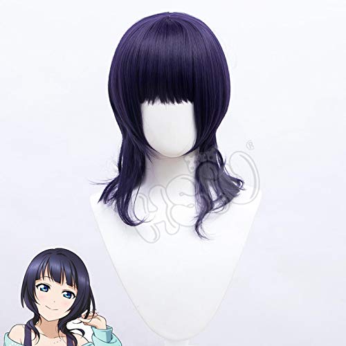 ydound Anime Coser pruik Asaka Karin Cosplay Perücke LoveLive PERFEKTES TRAUMPROJEKT PDP Cosplay dunkelviolette Kurze Haarfaser- synthetische Perücke ydound Anime Coser pruik Asaka Karin Cosplay Perücke LoveLive PERFEKTES TRAUMPROJEKT PDP Cosplay dunkelviolette Kurze Haarfaser- synthetische Perücke von ydound